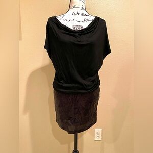 Foreign exchange black sequin skirt dress